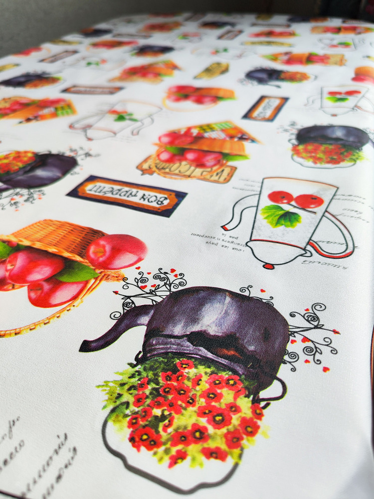Скатерть цветная marcella Bon Appetit 100x140см