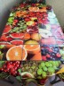 Клеенка пвх с узором фруктовый микс 140x200см на стол