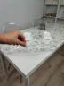 Скатерть с узором серебристый в цветах 120x180см