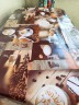 Клеенка пвх с узором кофейный рай 140x240см на стол
