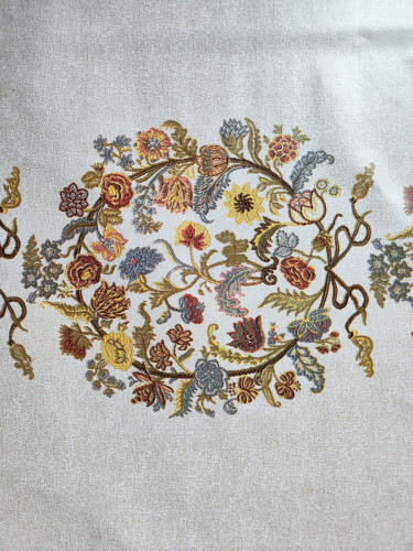 Клеенка цветная carnelia цветочный микс 140x140см