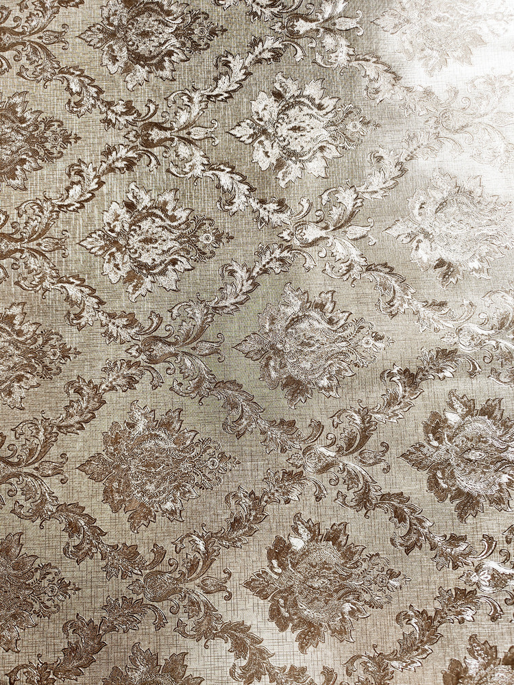 Скатерть цветная metallic вензеля 137x200см